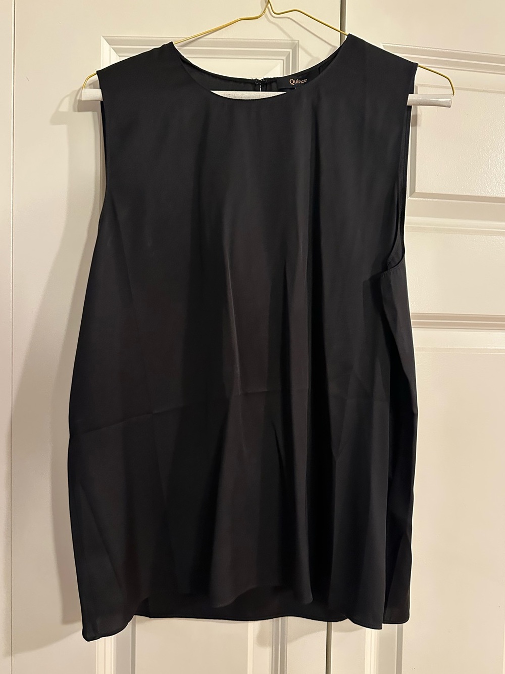 NWT Quince Washable Silk Stretch Tank - Picture 4 of 7